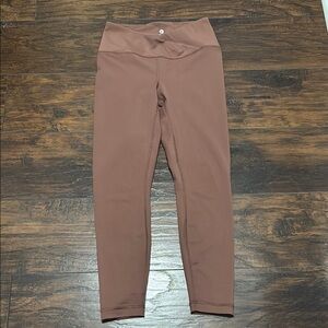 90 Degree By Reflex Brown High-Waisted Leggings